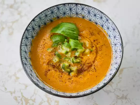 Cooking with watermelon. Gazpacho and watermelon salad