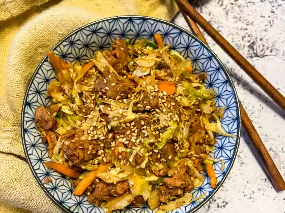 Eggroll in a bowl
